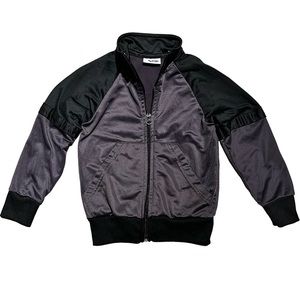 Pony kids satiny zip up bomber jacket